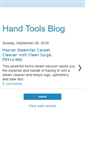 Mobile Screenshot of handtoolsblog.blogspot.com