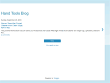 Tablet Screenshot of handtoolsblog.blogspot.com
