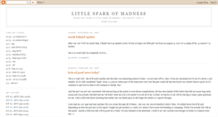 Desktop Screenshot of littlesparkofmadness.blogspot.com