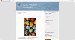 Desktop Screenshot of gracias-por-venir.blogspot.com