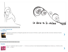 Tablet Screenshot of ladamaenlaventana.blogspot.com
