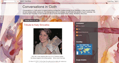 Desktop Screenshot of conversations-in-cloth.blogspot.com