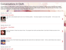 Tablet Screenshot of conversations-in-cloth.blogspot.com