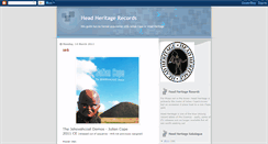 Desktop Screenshot of headheritagerecords.blogspot.com