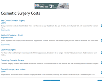 Tablet Screenshot of cosmetic-surgery-costs.blogspot.com