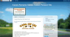 Desktop Screenshot of cazare-romania-destinatie-turistica.blogspot.com