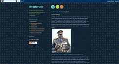 Desktop Screenshot of dictatorshipper9.blogspot.com