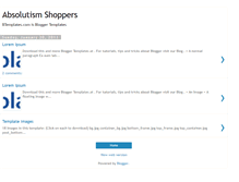 Tablet Screenshot of absolutismshoppers-btemplates.blogspot.com