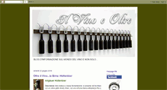 Desktop Screenshot of ilvinoeoltre.blogspot.com