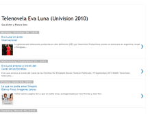 Tablet Screenshot of eva-luna-telenovela.blogspot.com