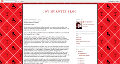 Desktop Screenshot of joyhurwitz.blogspot.com