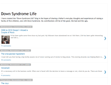 Tablet Screenshot of downsyndromelife.blogspot.com