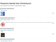 Tablet Screenshot of martial-arts-christchurch.blogspot.com