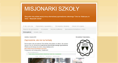 Desktop Screenshot of misjonarkiszkoly.blogspot.com