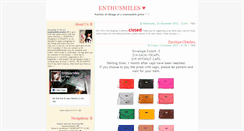 Desktop Screenshot of enthusmiles.blogspot.com