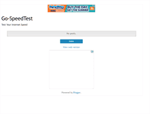 Tablet Screenshot of go-speedtest.blogspot.com