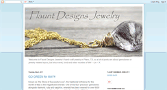Desktop Screenshot of flauntdesignsjewelry.blogspot.com
