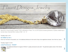 Tablet Screenshot of flauntdesignsjewelry.blogspot.com