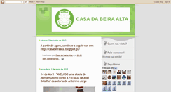 Desktop Screenshot of casadabeiraalta.blogspot.com