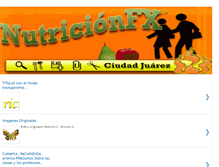 Tablet Screenshot of nutricionfx.blogspot.com