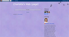 Desktop Screenshot of charlottesweb-page.blogspot.com