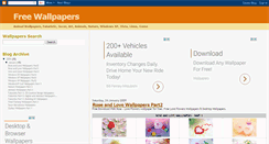 Desktop Screenshot of 4free-wallpapers.blogspot.com