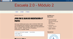 Desktop Screenshot of escuela2-0modulo2.blogspot.com