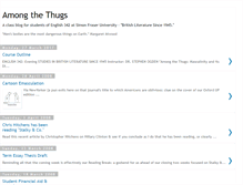 Tablet Screenshot of amongthethugs.blogspot.com