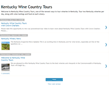 Tablet Screenshot of kentuckywinecountrytours.blogspot.com