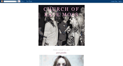 Desktop Screenshot of churchofkatemoss.blogspot.com