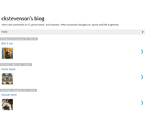 Tablet Screenshot of ckstevenson.blogspot.com