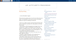 Desktop Screenshot of actuarysprogress.blogspot.com