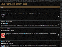 Tablet Screenshot of lovehairlovebeauty.blogspot.com