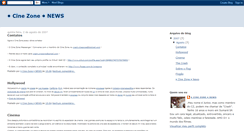 Desktop Screenshot of cinezonenews.blogspot.com