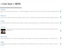 Tablet Screenshot of cinezonenews.blogspot.com