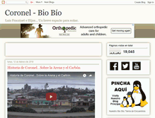 Tablet Screenshot of coronelbiobio.blogspot.com