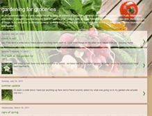 Tablet Screenshot of gardeningforgroceries.blogspot.com