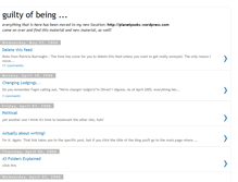 Tablet Screenshot of guiltyofbeing.blogspot.com