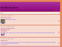 Tablet Screenshot of detudoumpouco-claudet.blogspot.com