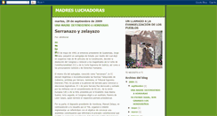 Desktop Screenshot of madresluchadoras.blogspot.com