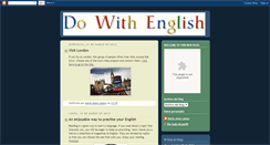 Desktop Screenshot of dowithenglish.blogspot.com
