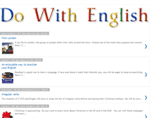 Tablet Screenshot of dowithenglish.blogspot.com