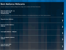 Tablet Screenshot of mallorcawebcam.blogspot.com