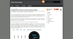 Desktop Screenshot of best4tech.blogspot.com