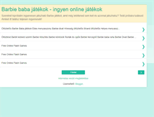 Tablet Screenshot of barbie-baba-jatek.blogspot.com