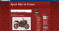 Desktop Screenshot of futuresportbike.blogspot.com