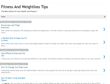 Tablet Screenshot of my-fitness-tipss.blogspot.com