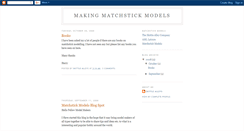 Desktop Screenshot of matchstickmodels.blogspot.com