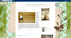 Desktop Screenshot of martykamoments.blogspot.com