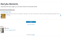 Tablet Screenshot of martykamoments.blogspot.com